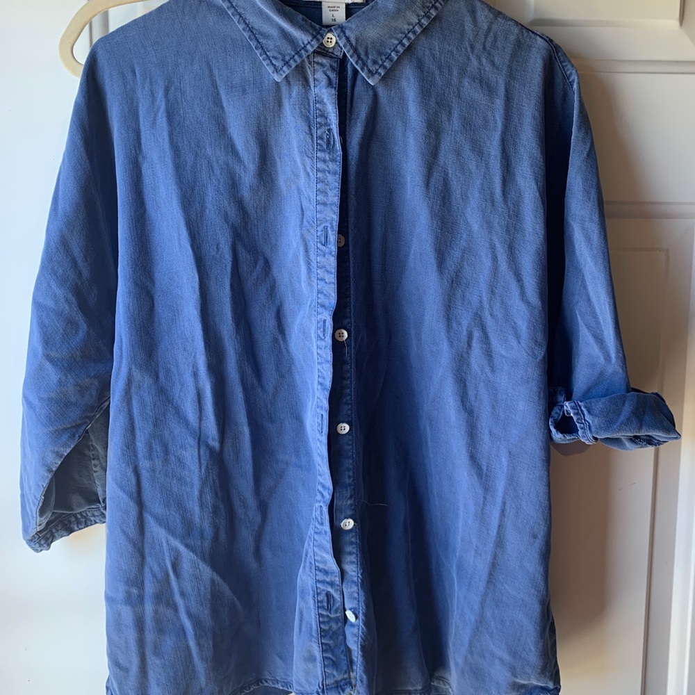 Coldwater Creek 3/4 length button down